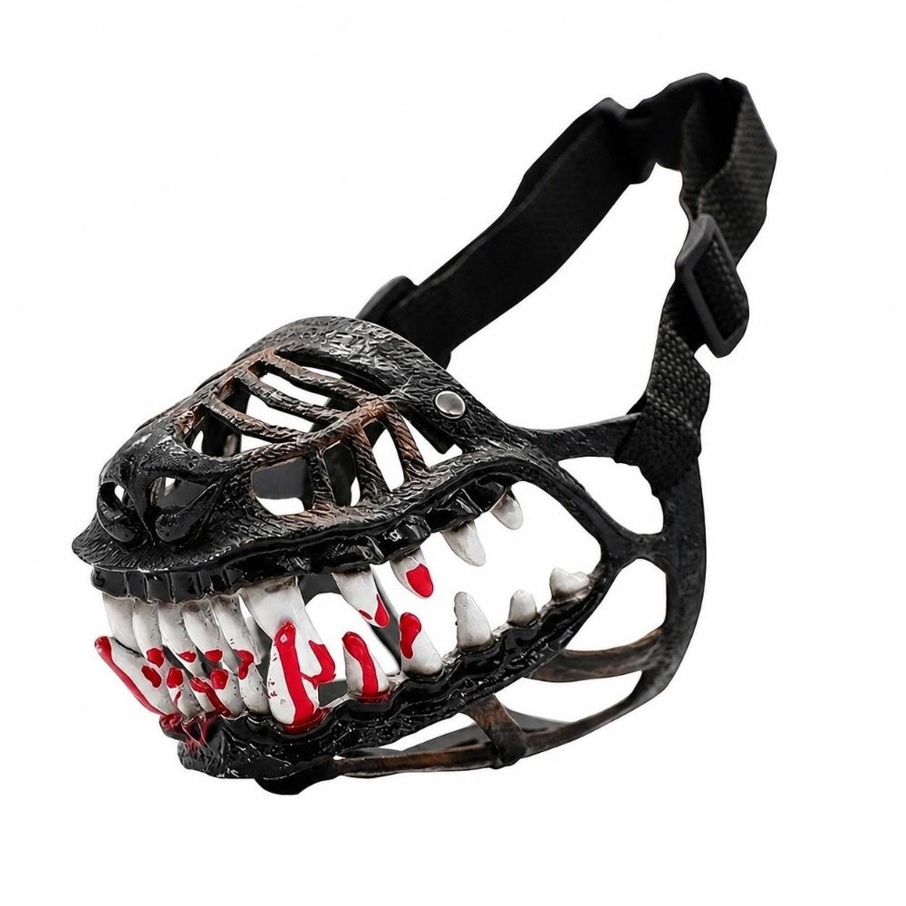 Teeth Whitening Mask - Spooky Latex Scary Dog Muzzle Flexible