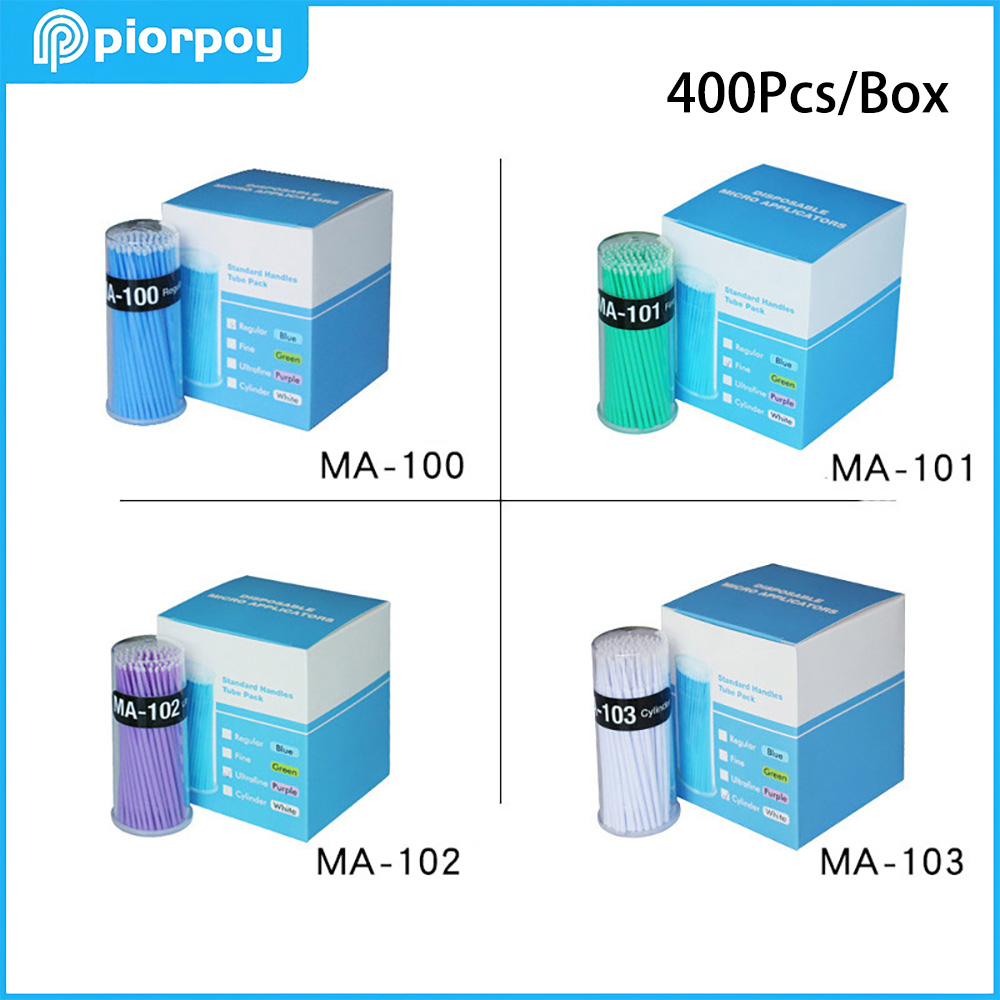 Whitening Teeth Dentist - PIORPOY 400Pcs/Box Dental Micro Brush Dental