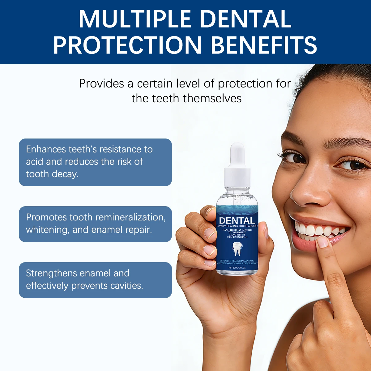 Whitening Tooth Serum 60ml Nan - Enamel Repair Serum recension och pris