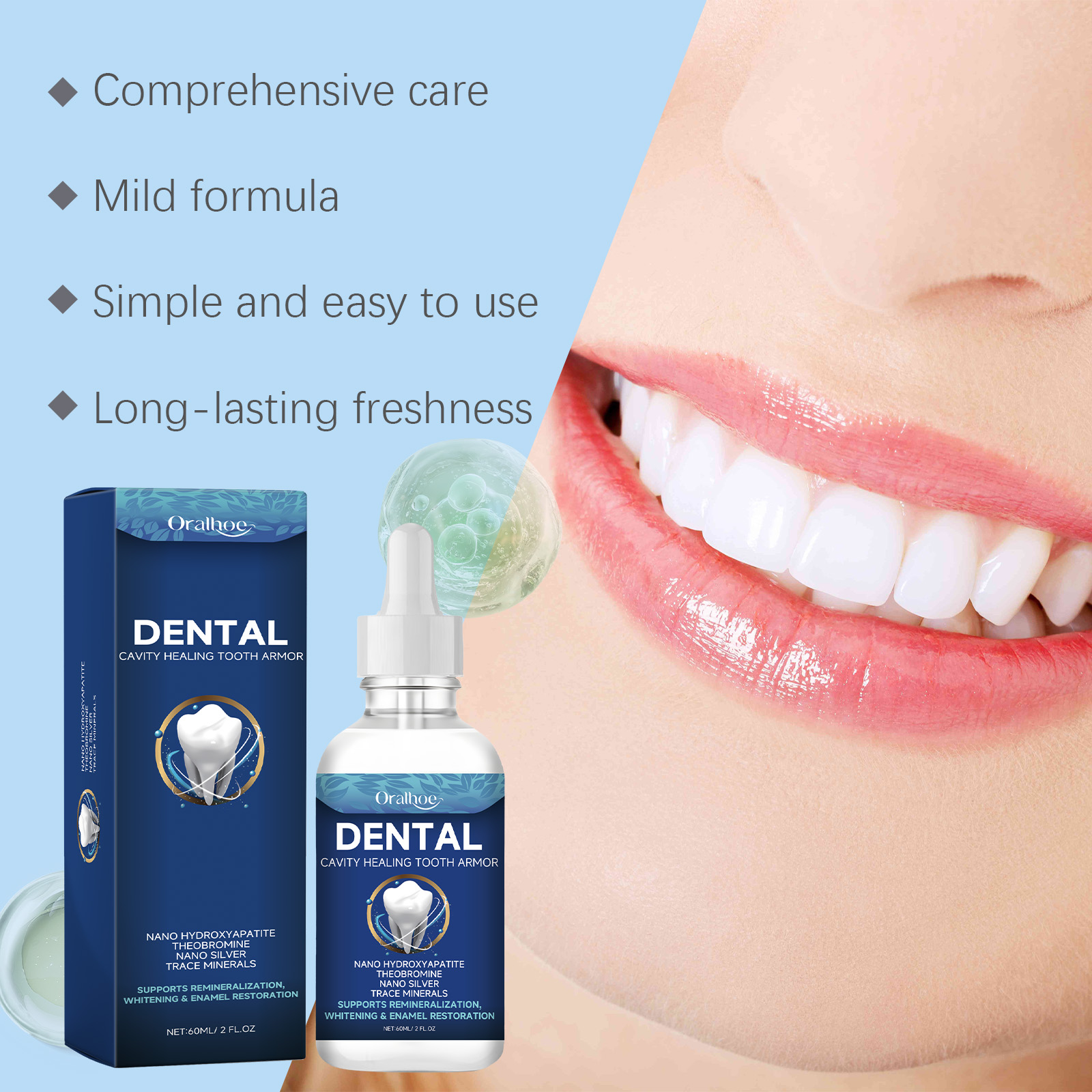 Dental Care Liquid Lasting Rap - Enamel Repair Serum recension och pris