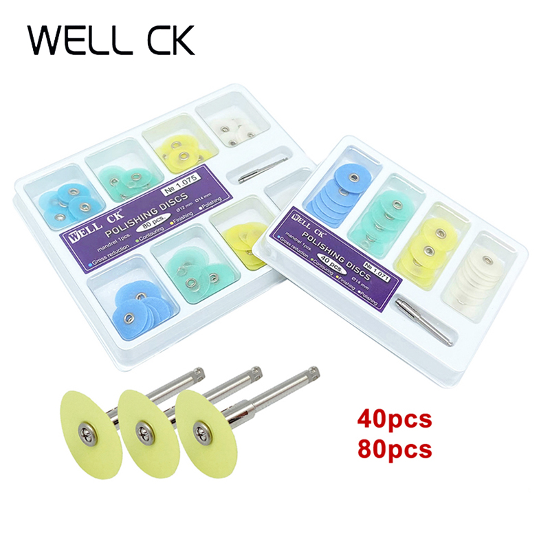 WELL CK 40/80Pcs Dental Polish - Whitening Teeth Dentist recension och pris
