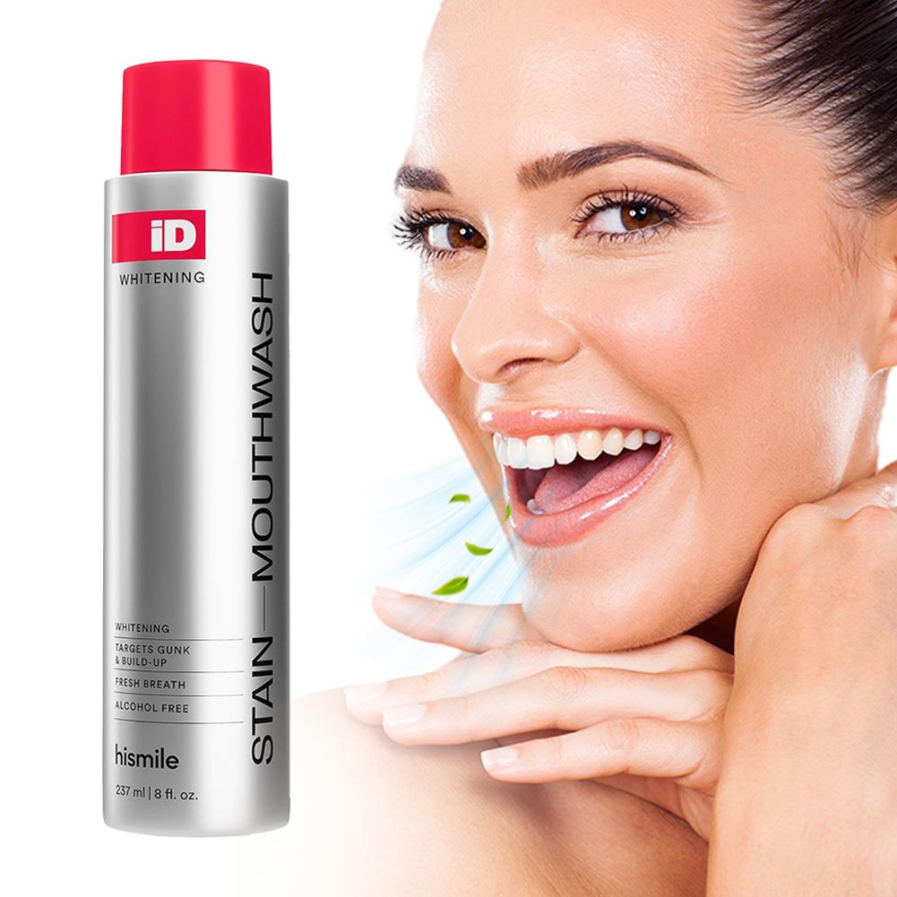 Hismile iD Alcohol Free Mouthw - Teeth Whitening Mouthwash recension och pris