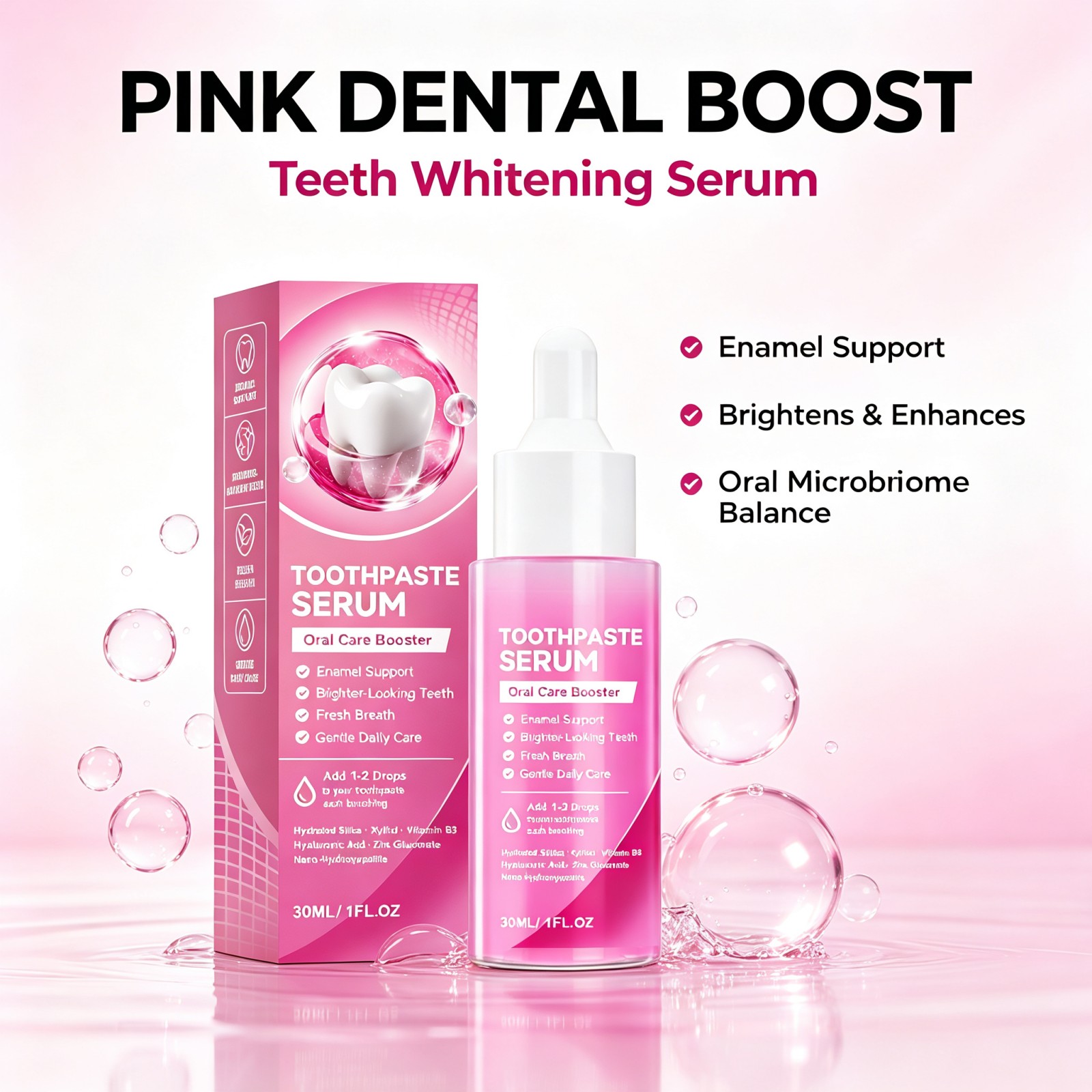 Nano Hydroxyapatite Toothpaste - Enamel Repair Serum recension och pris