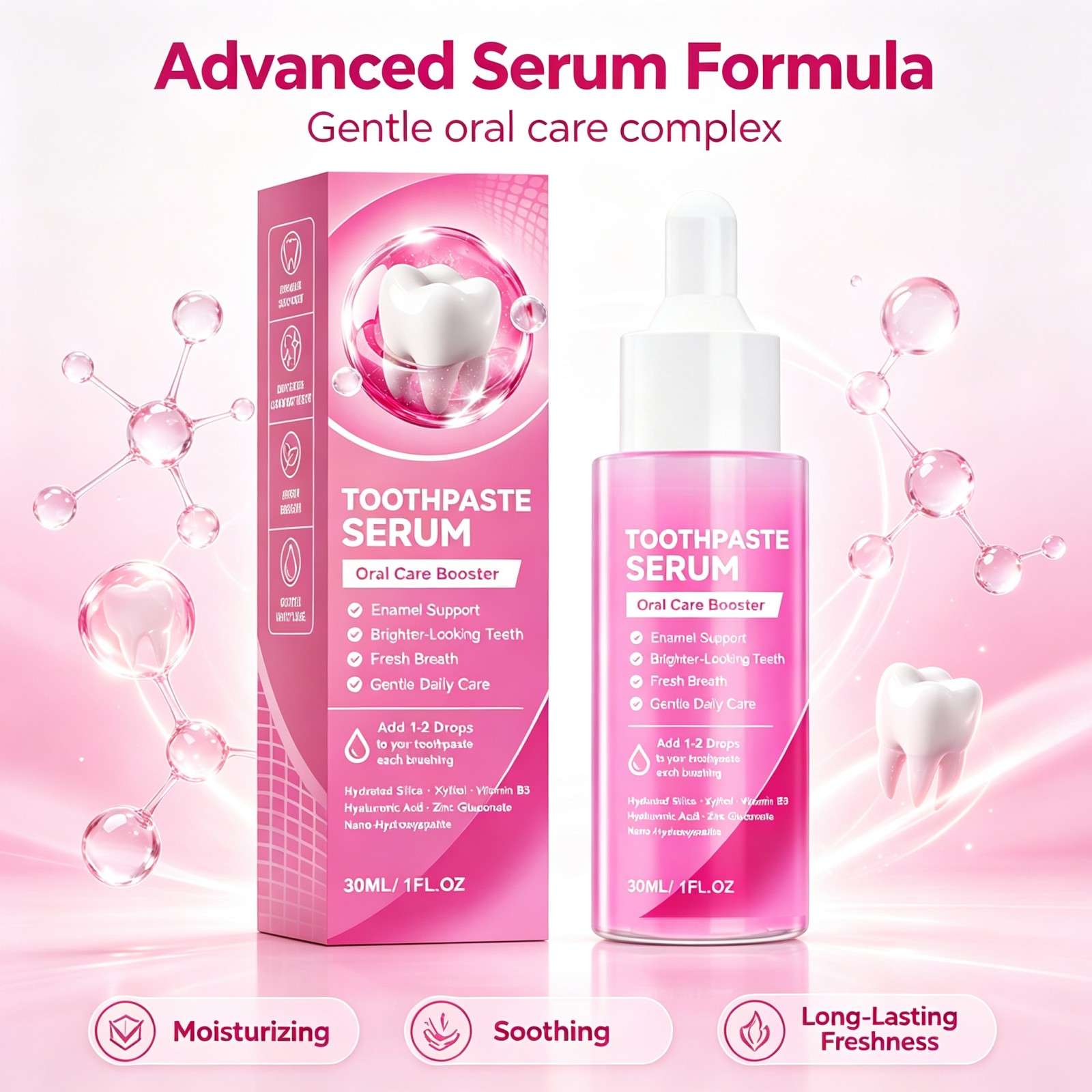 Nano Hydroxyapatite Toothpaste - Enamel Repair Serum recension och pris