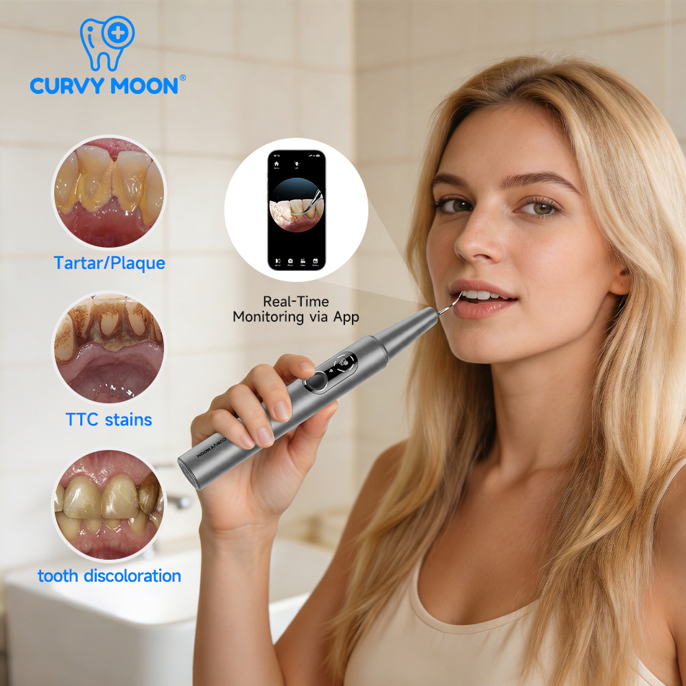 CURVY MOON Visible Electric Ul - Teeth Whitening Mouthwash recension och pris
