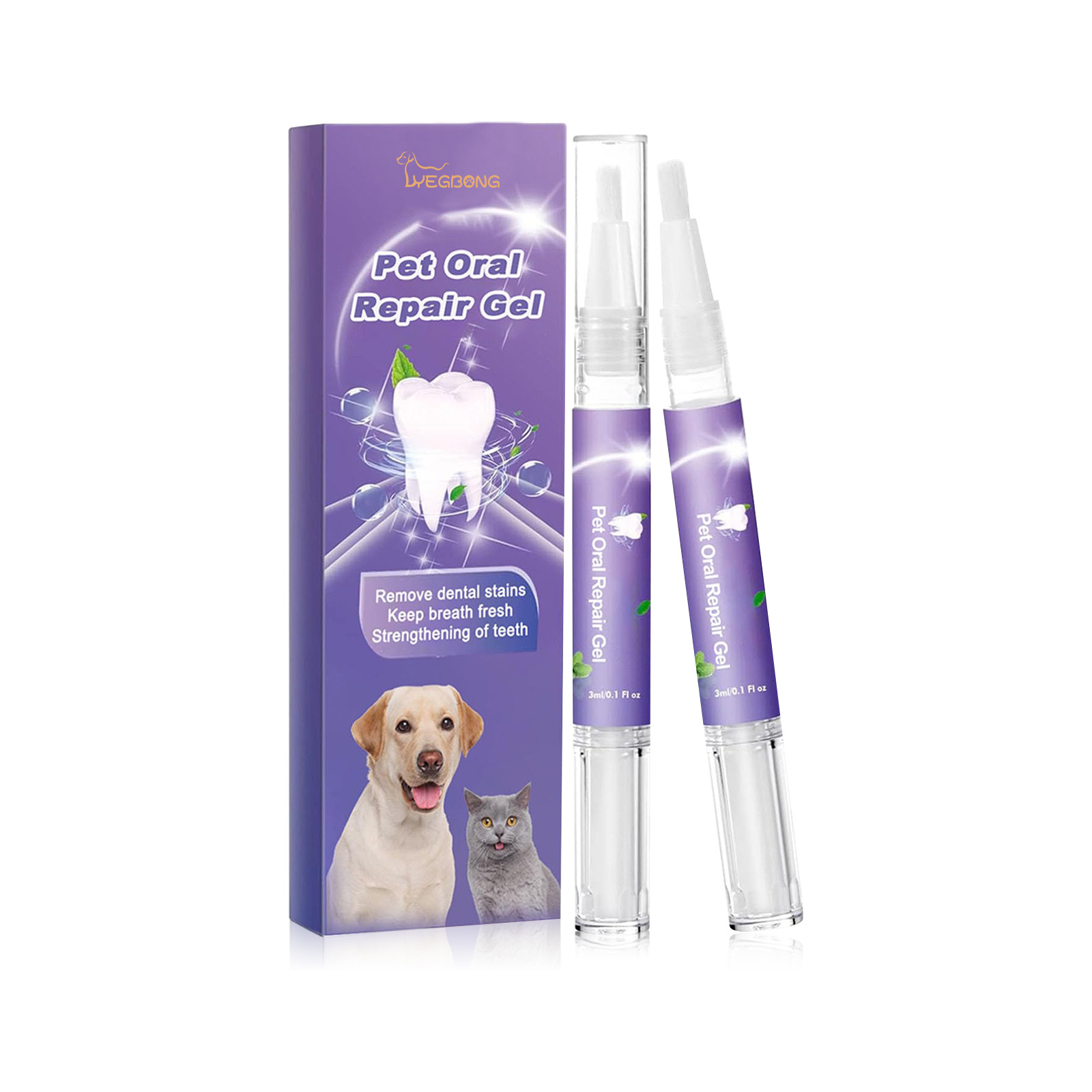 Pet Oral Repair Gel Puppy Tart - Teeth Whitening Mouthwash recension och pris