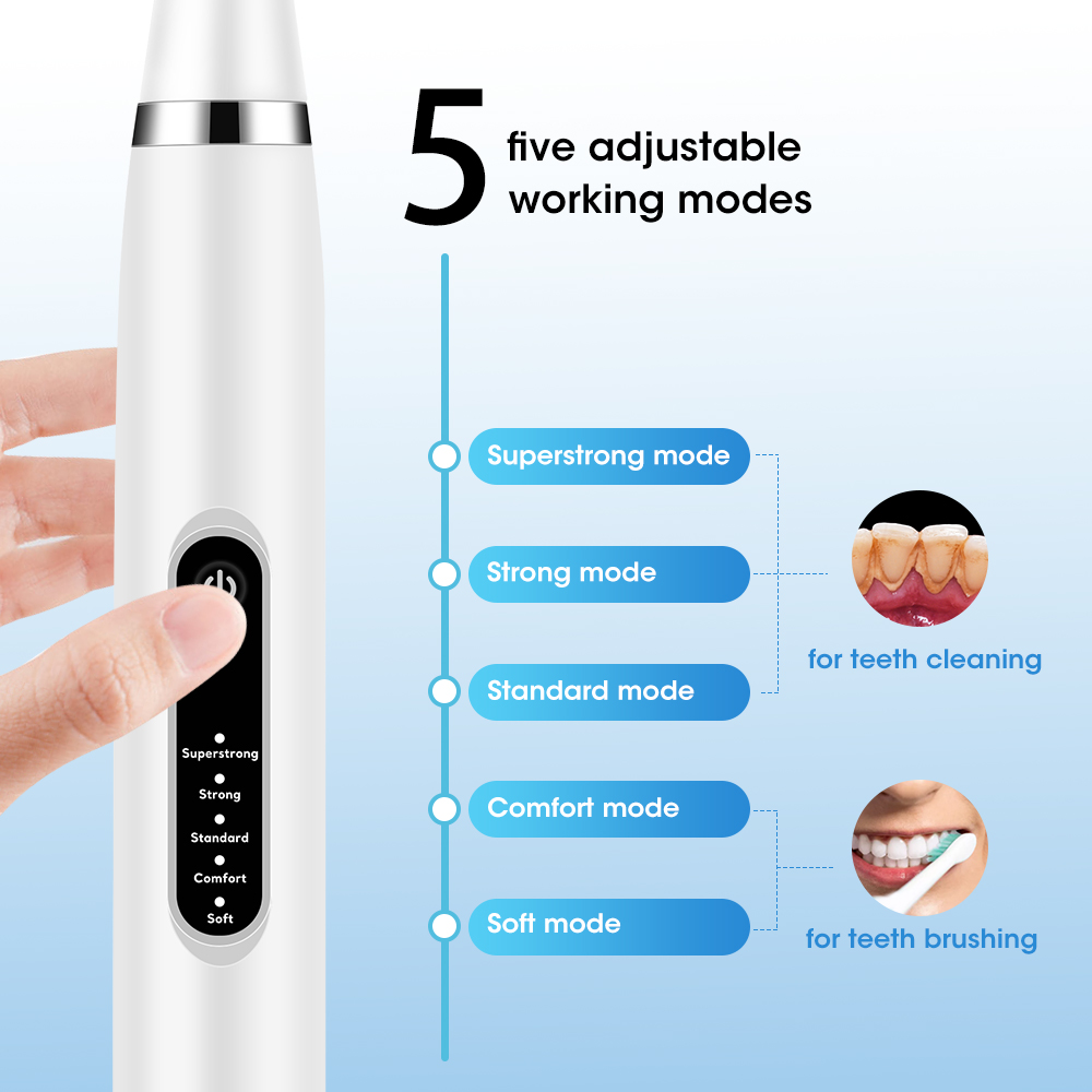 Electric Sonic Dental Calculus - Teeth Whitening Mouthwash recension och pris