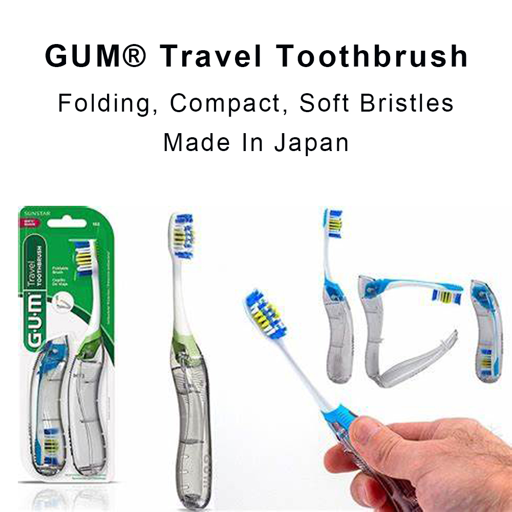 Gum Travel Toothbrush Folable  - Teeth Whitening In Japan recension och pris