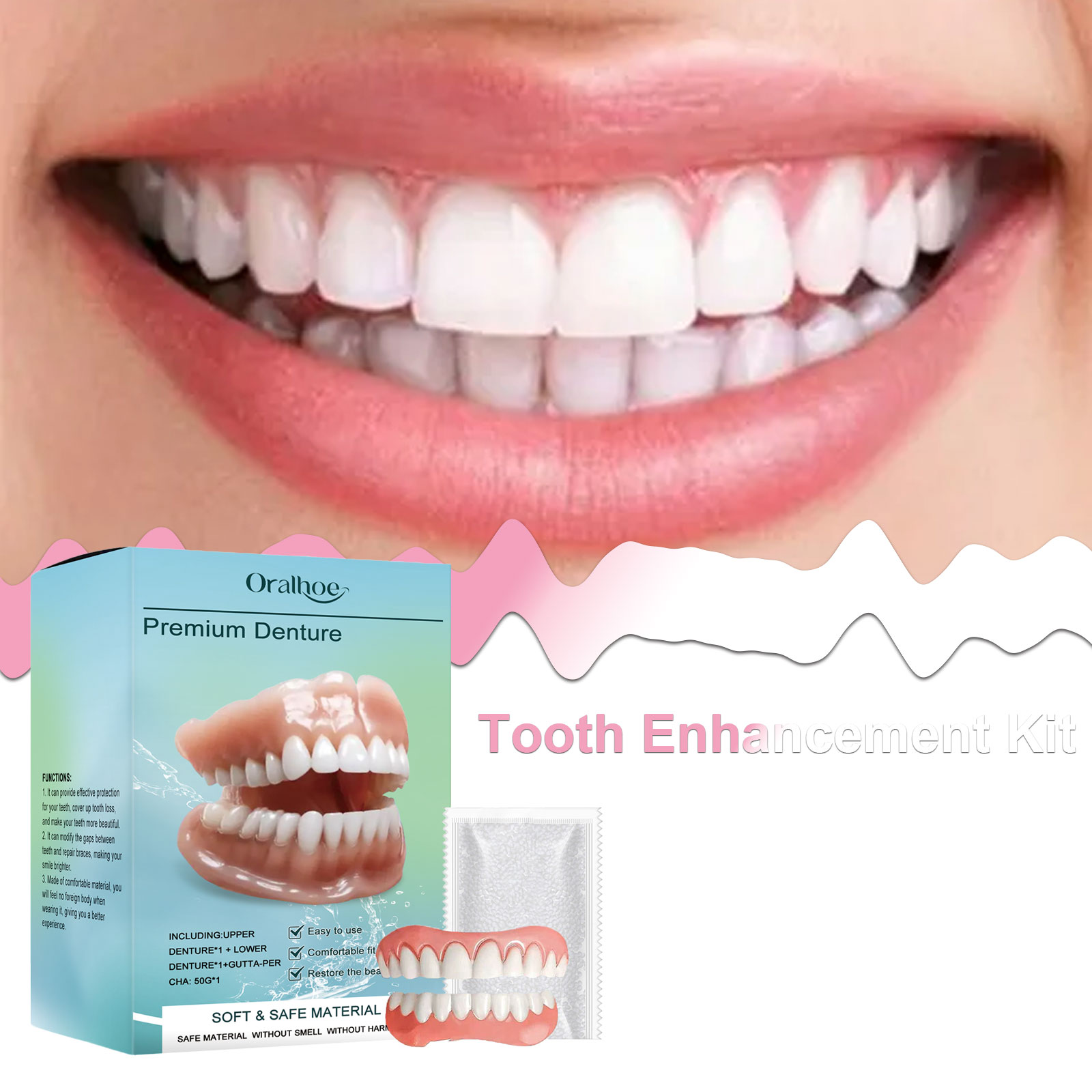 Oralhoe Teeth Decorating Set C - Teeth Whitening Mask recension och pris