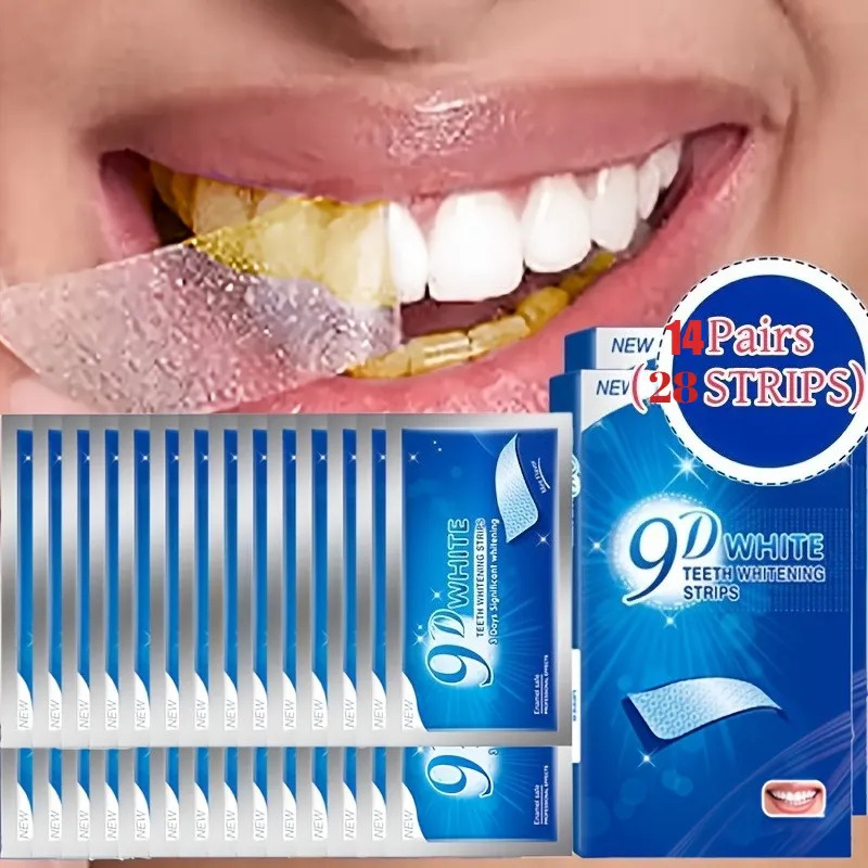 Teeth Whitening Strips - 9D Te - Teeth Whitening Effects recension och pris