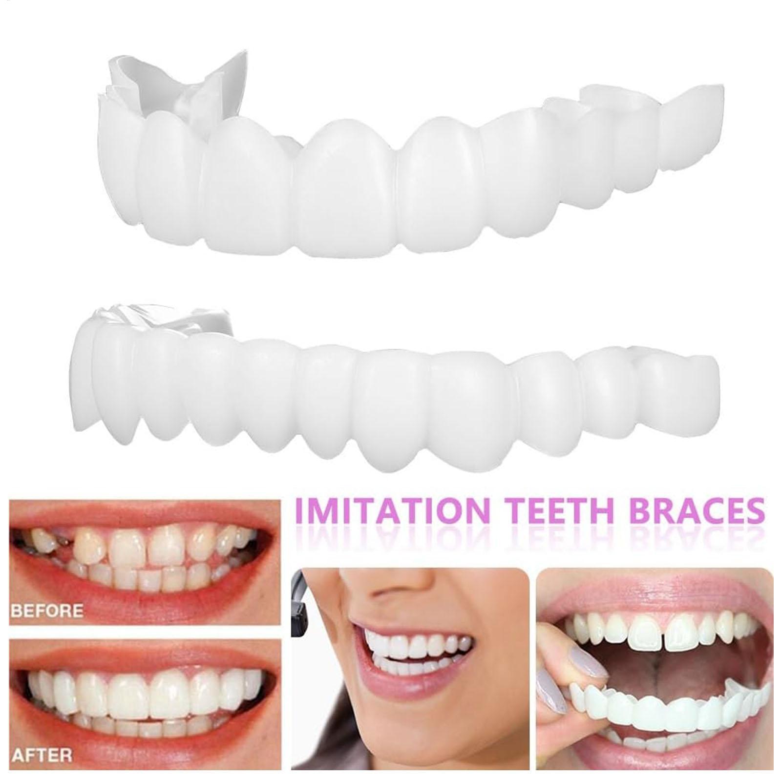 2pcs Men Women Temporary Teeth - Teeth Whitening Mask recension och pris
