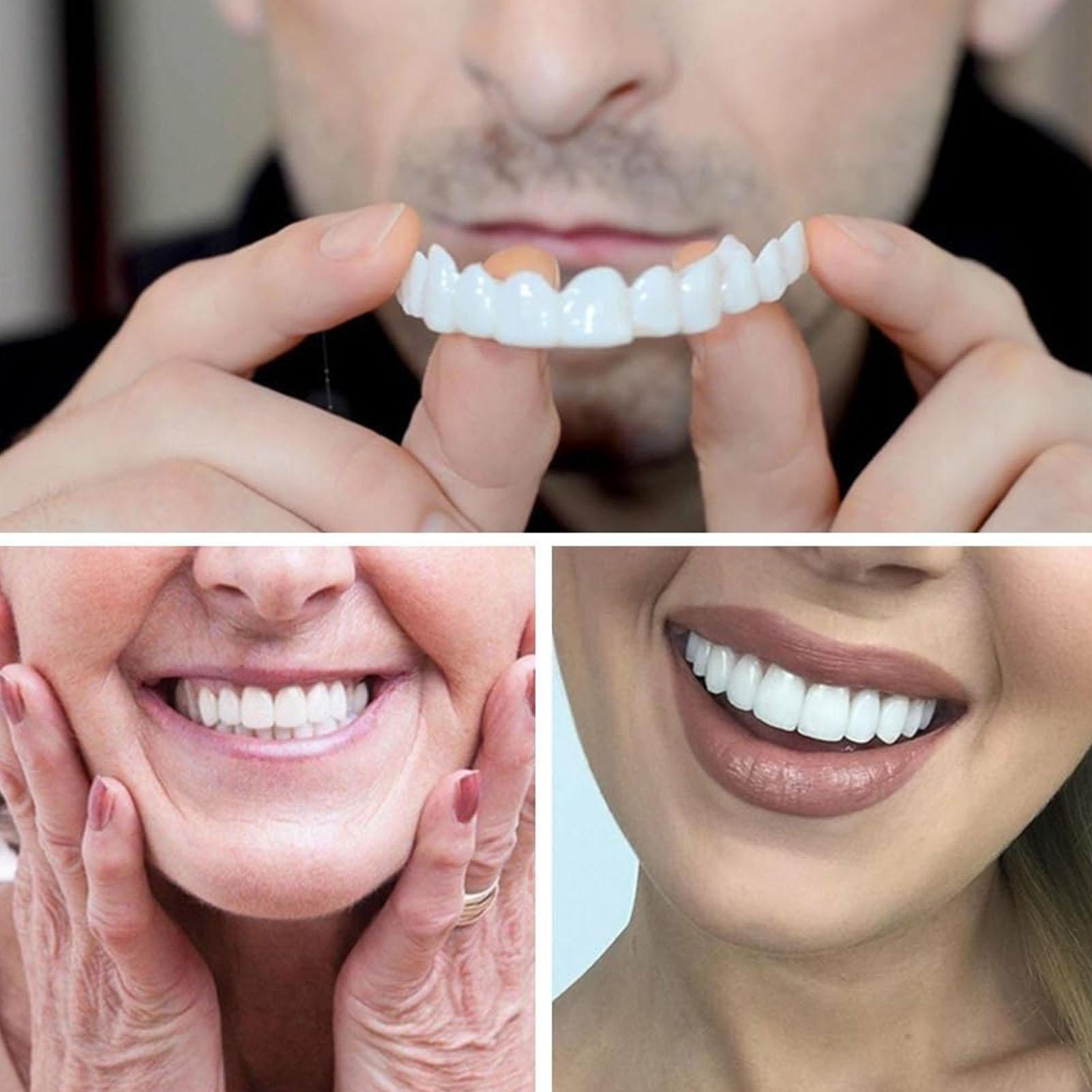 2pcs Men Women Temporary Teeth - Teeth Whitening Mask recension och pris