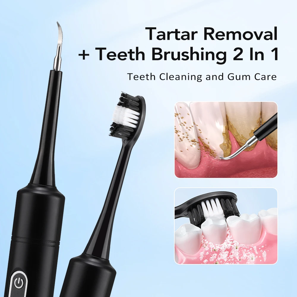 Electric Sonic Vibration Denta - Teeth Whitening Mouthwash recension och pris